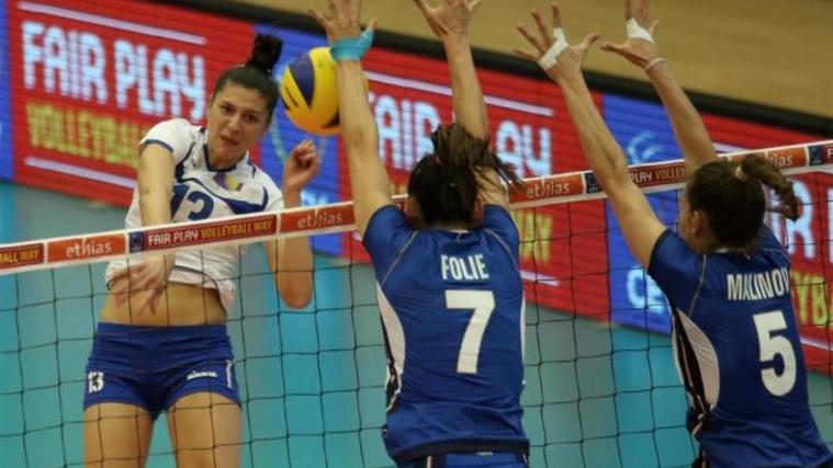 Raphaela Folie steht mit den "Azzurre" beim World Grand Prix im Einsatz (federvolley.it)