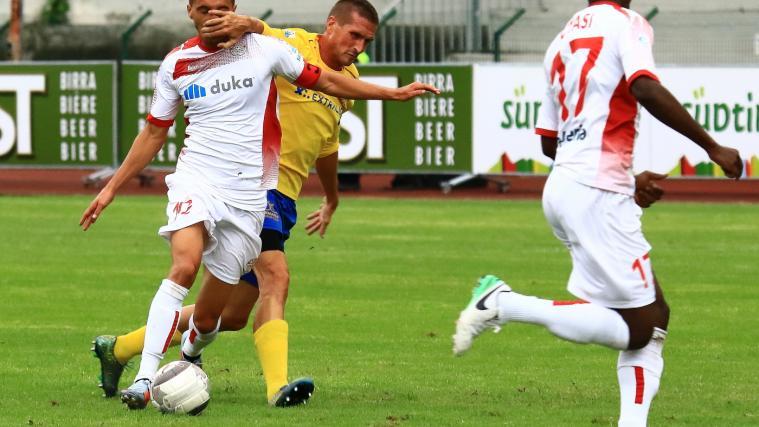 Hannes Fink (links) traf für den FC Südtirol (Fotosport Bordoni)