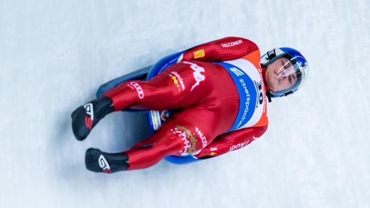 Dominik Fischnaller kam gerade noch in die Top Ten. © APA / EXPA/STEFAN ADELSBERGER