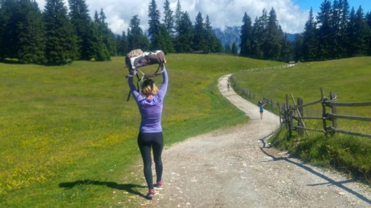 Rucking auf dem Vigiljoch