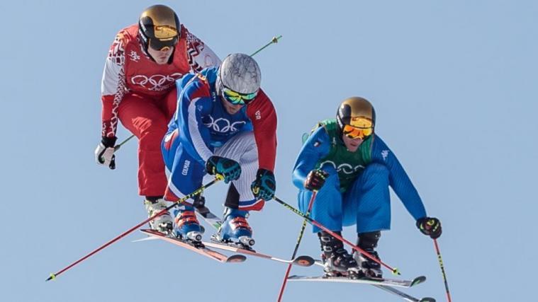 Siegmar klotz (r.) beim Skicross in PyeongChang © APA / EXPA/JOHANN GRODER