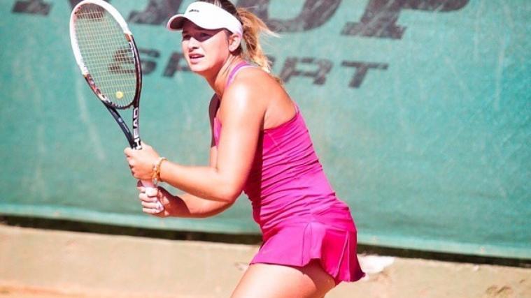 Die Meranerin Jasmin Ladurner schied beim ITF-Hammamet aus (Foto: FB)