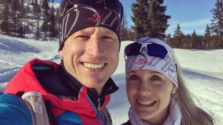 Hannes Reichelt und Larissa Hofer werden Eltern. © Instagram / Larissa Hofer