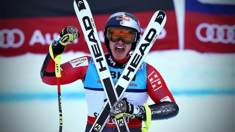 Der neue Super-G-Weltmeister: Erik Guay (Fotos FB St. Moritz)