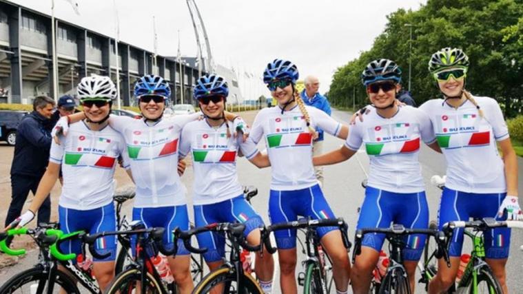Das italienische Nationalteam der Juniorinnen in Herning (Foto: FCI)