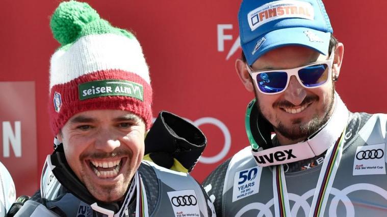 Peter Fill (l.) und Dominik Paris zählen in den Speedrennen zu den Medaillenanwärtern. © APA / HANS KLAUS TECHT