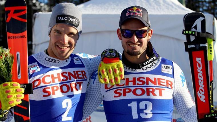 Christof Innerhofer und Dominik Paris sorgten für die große Show. © Pentaphoto