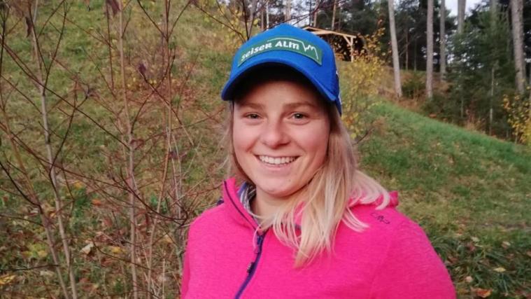 Verena Gasslitter musste nach dem Schienbeinbruch wieder unters Messer