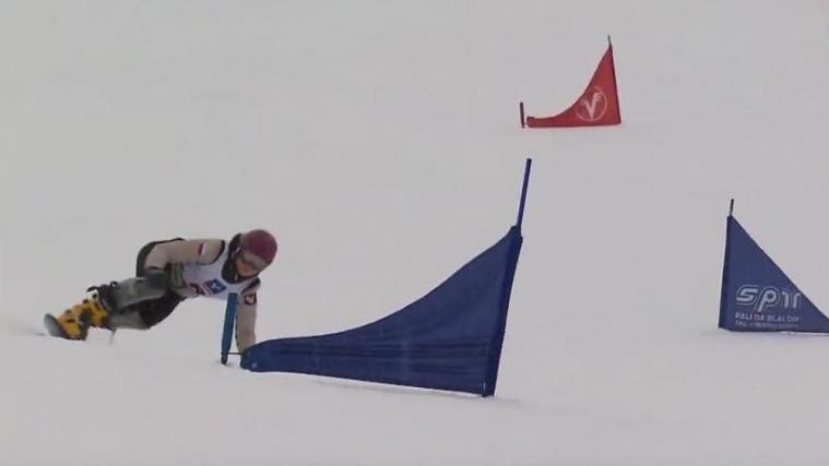 FIS-Snowboardrennen in Pfelders.
