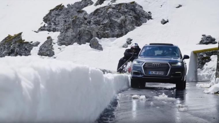 Roland Fischnaller hatte als Audi-Fahrer einen Kurzauftritt im Video. © Red Bull / Screenshot