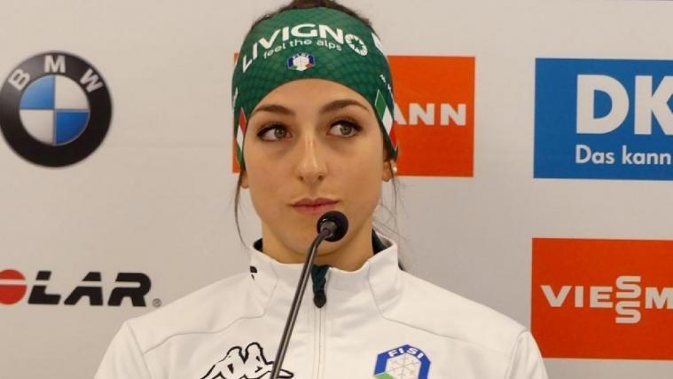 Lisa Vittozzi schielt auf die Führung im Gesamtweltcup. © Taba