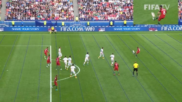 Die Videoanalyse beim Tor von André Gomes (Foto: fifatv)