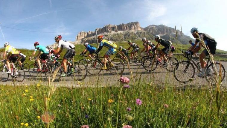 Am Sonntag findet die 31. Auflage der Maratona dles Dolomites statt (Foto: sportograf.com)