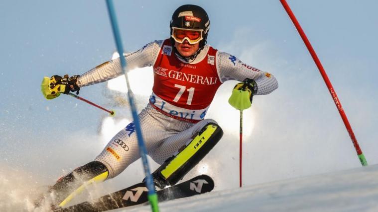 Alex Vinatzer gewann in Levi einen FIS-Slalom. © Pentaphoto