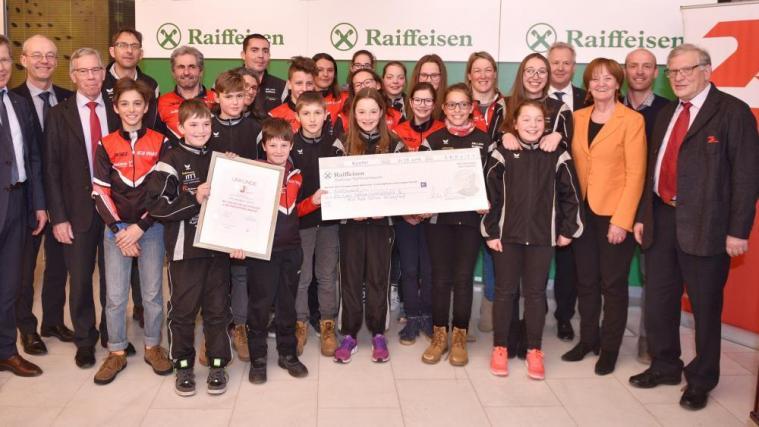 Die prämierten Nachwuchssportler des ASC Laas und ASV Prad.