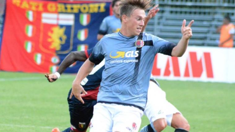 Manuel Fischnaller im Trikot von Alessandria (Foto: Serena Russello)