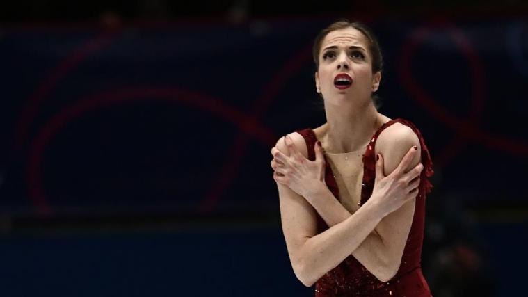 Schade: Die 7. WM-Medaille war für Carolina Kostner zum Greifen nahe. © APA/afp / MARCO BERTORELLO
