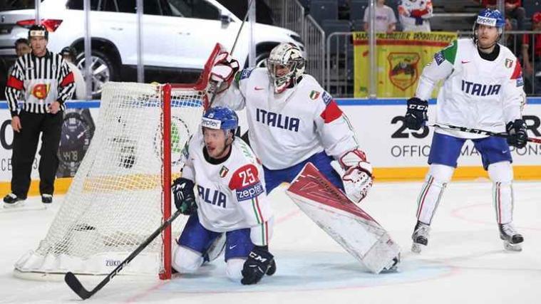 Italien verlor das Auftaktspiel nach Verlängerung (Foto IIHF)