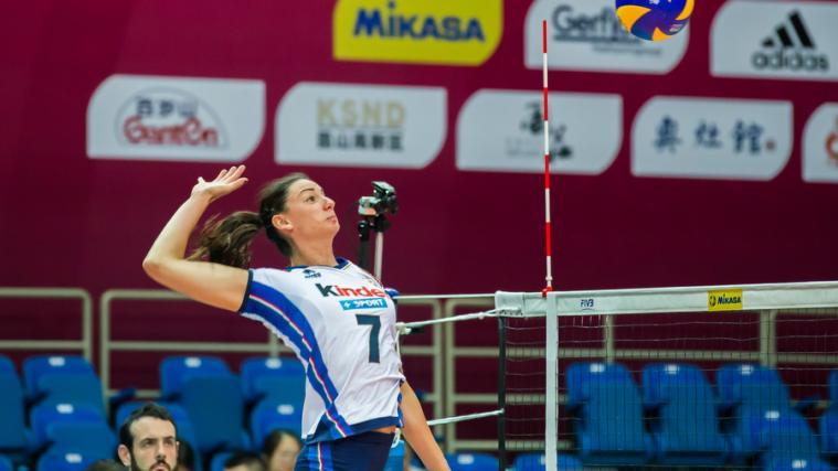 Raphaela Folie war die zweitbeste Punktesammlerin in den Reihen Italiens (fivb.com)