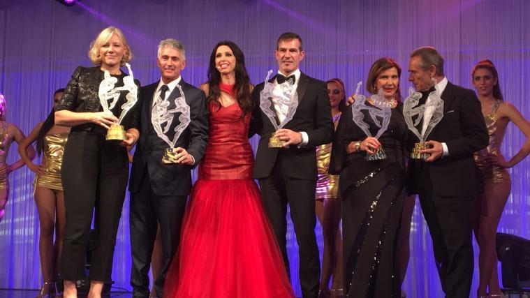 vl. Josefa Idem, Mick Doohan, Lorena Baricalla, Armin Zöggeler, Michèle Mouton, Jacky Ickx
