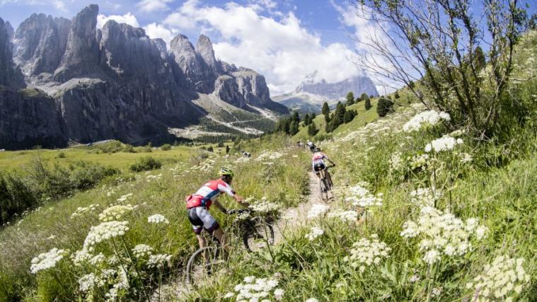 Die dritte Etappe von St. Vigil nach St. Christina führte durch die Dolomiten (Markus Greber)