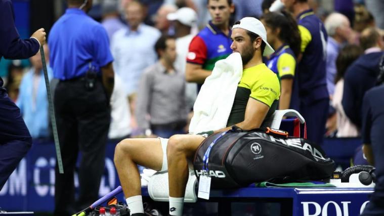 Matteo Berrettini verlor das Halbfinale gegen den großen Favoriten Rafael Nadal. © APA/getty / CLIVE BRUNSKILL