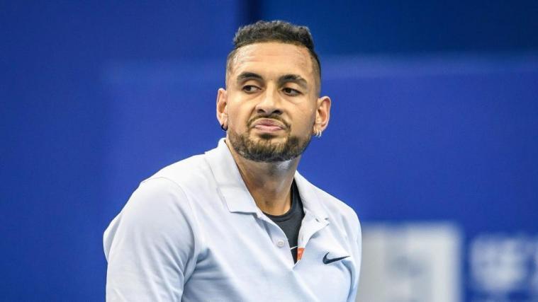 Nochmal glimpflich davongekommen: Bad Boy Nick Kyrgios © SID / STR