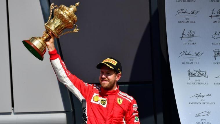 Vettel war in England der Triumphator © APA/afp / ANDREJ ISAKOVIC