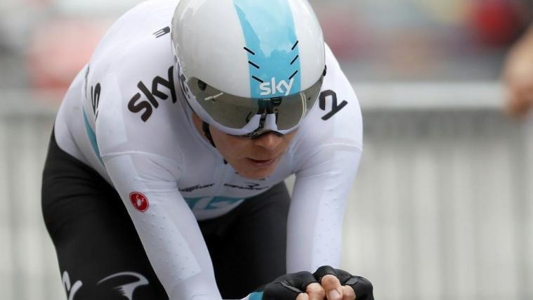 Chris Froome landet beim Zeitfahren in Jerusalem nur auf Platz 21. © SID / THOMAS COEX