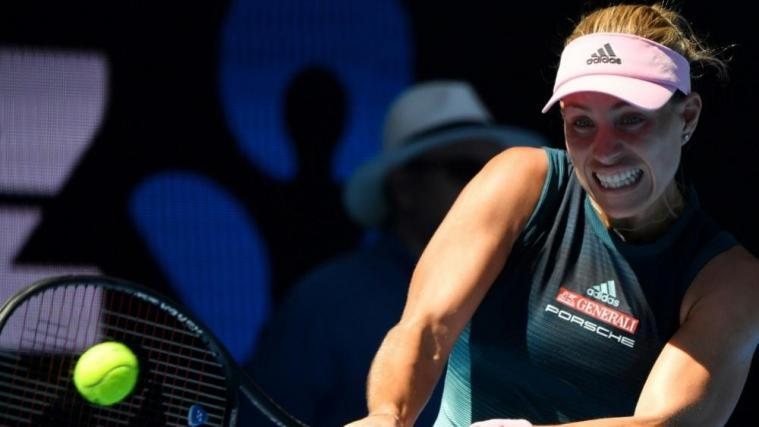 Kerber scheitert chancenlos im Achtelfinale © AFP / Peter PARKS
