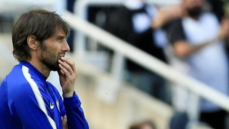 Conte soll bei Chelsea vor dem Aus stehen © SID / Lindsey PARNABY