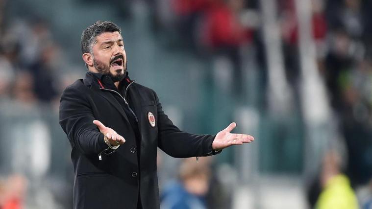 Kann es nicht fassen: Milan-Coach Gennaro Gattuso darf mit seiner Mannschaft zwei Jahre lang nicht international antreten. © ANSA / ALESSANDRO DI MARCO
