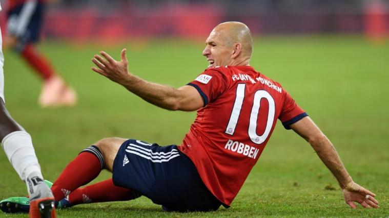 Arjen Robben traf zwar, kam aber nicht über ein Unentschieden gegen Augsburg hinaus. © APA/afp / CHRISTOF STACHE