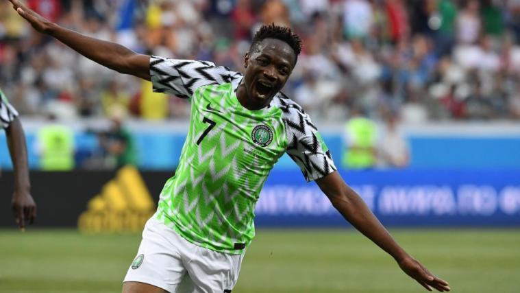Ahmed Musa schoss Nigeria zum Sieg. © APA/afp / MARK RALSTON