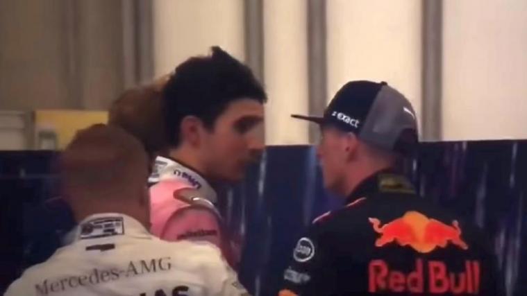 Ocon und Verstappen geraten aneinander.