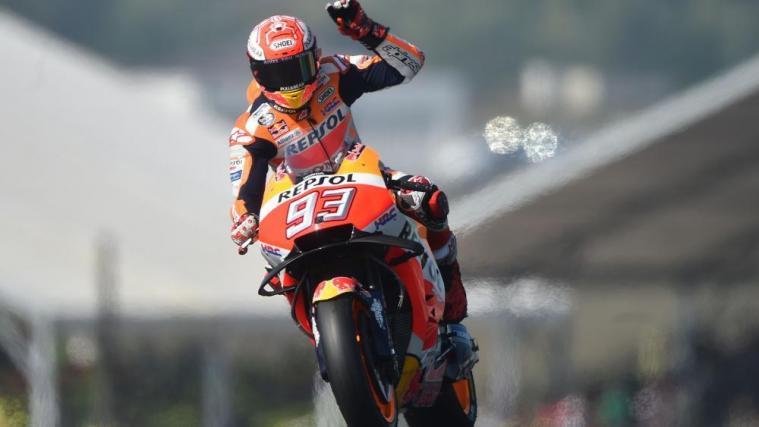Marc Marquez holte sich die Pole Position. © APA/afp / JEAN-FRANCOIS MONIER