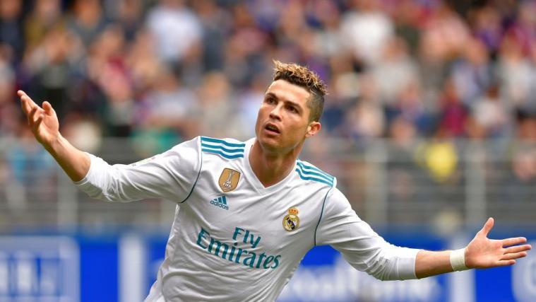 Holt er seinen dritten Champions-League-Titel in Folge? Cristiano Ronaldo, Superstar von Real. © APA/afp / ANDER GILLENEA