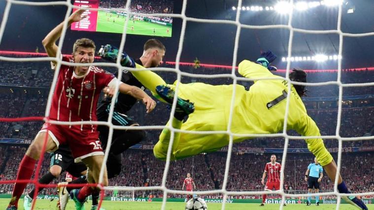 Thomas Müller und Co. verloren trotz Chancenplus. © APA/afp / JAVIER SORIANO