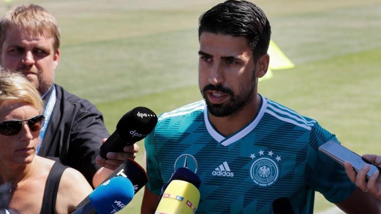 Sami Khedira reagierte auf die Provokationen cool. © APA/afp / ADRIAN DENNIS
