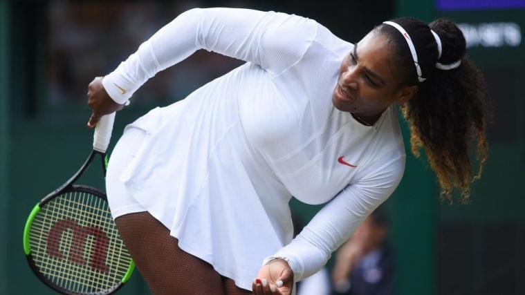 Serena Williams setzt Erfolgsserie in Wimbledon fort © APA/afp / OLI SCARFF