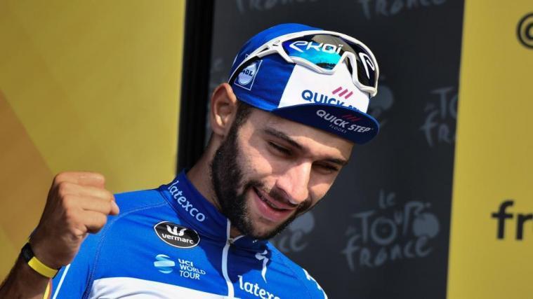 Gaviria feiert seinen zweiten Etappensieg in diesem Jahr. © APA/afp / JEFF PACHOUD