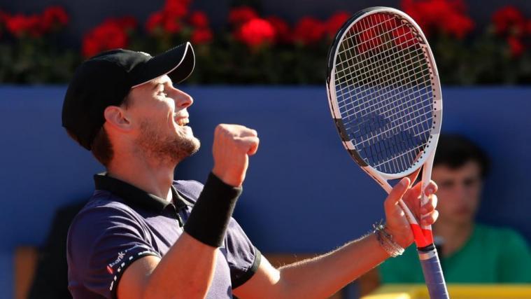 Dominik Thiem steht im Finale von Barcelona. © APA/afp / PAU BARRENA