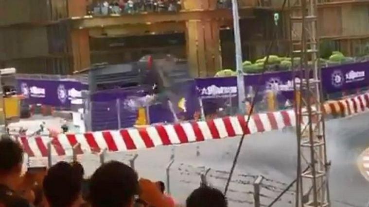 Horrorcrash in Macao von Sophia Flörsch © youtube/screenshot / KEN CK