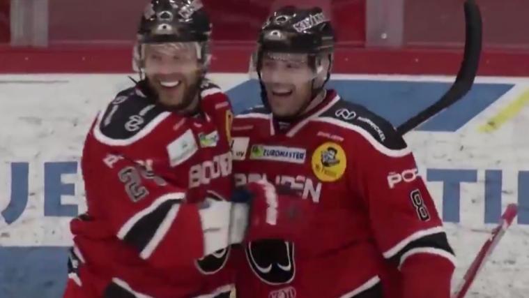 Marco Insam (rechts) traf in der ersten finnischen Liga