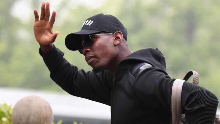 Manchester-United-Star Paul Pogba im Trainingslager der Franzosen. © APA/afp / FRANCK FIFE