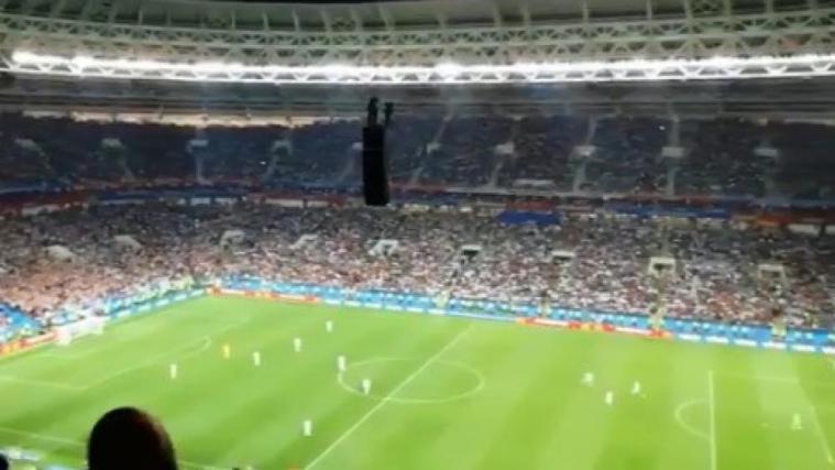 Englands „Fail“-Angriff wurde von Zuschauern gefilmt. © screenshot Twitter