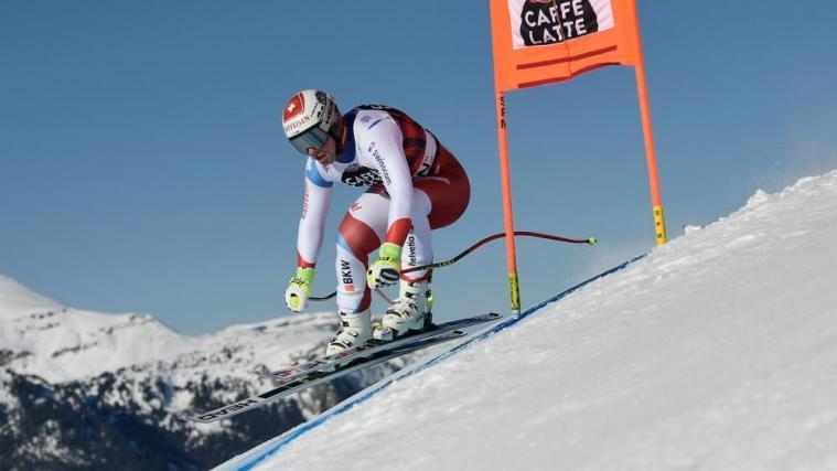 Trainingsbestzeit fur Beat Feuz in Lake Louise © APA/afp / FABRICE COFFRINI