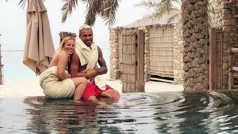 Haben am Mittwoch geheiratet: Lara Gut und Valon Behrami (rechts)