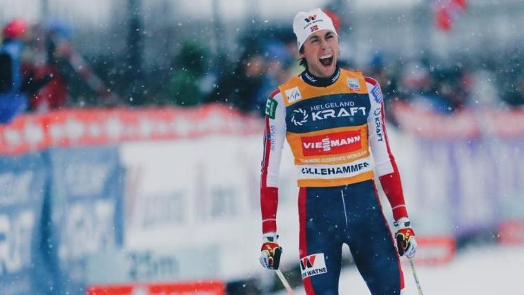 Jarl Magnus Riiber holte am Sonntag seinen 10. Saisonsieg. © instagram/Jarl Magnus Riiber