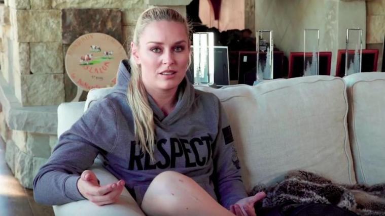 Lindsey Vonn richtete sich mit einer Videobotschaft an ihre Fans. © Screenshot